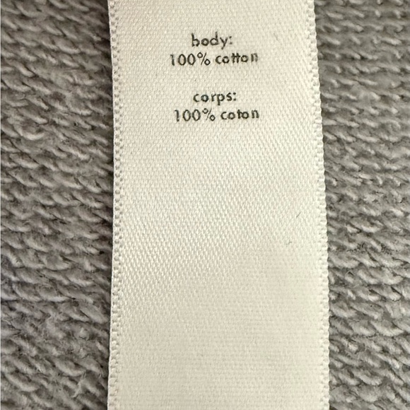 Lucy Grey Sweatshirt with Kangaroo Pocket and Pink Zipper at the Neck in Size M - Picture 6 of 8